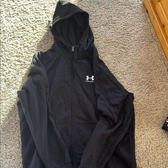 Under Armour Black Zip-Up Hoodie - Picture 3 of 3